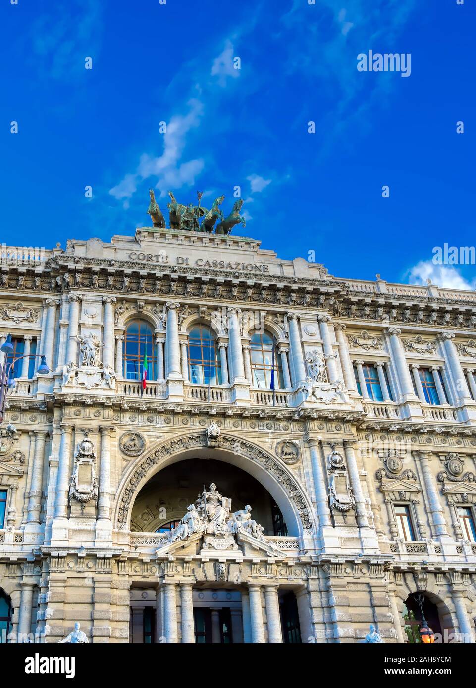 The Palace of Justice, the seat of the Supreme Court of Cassation and ...
