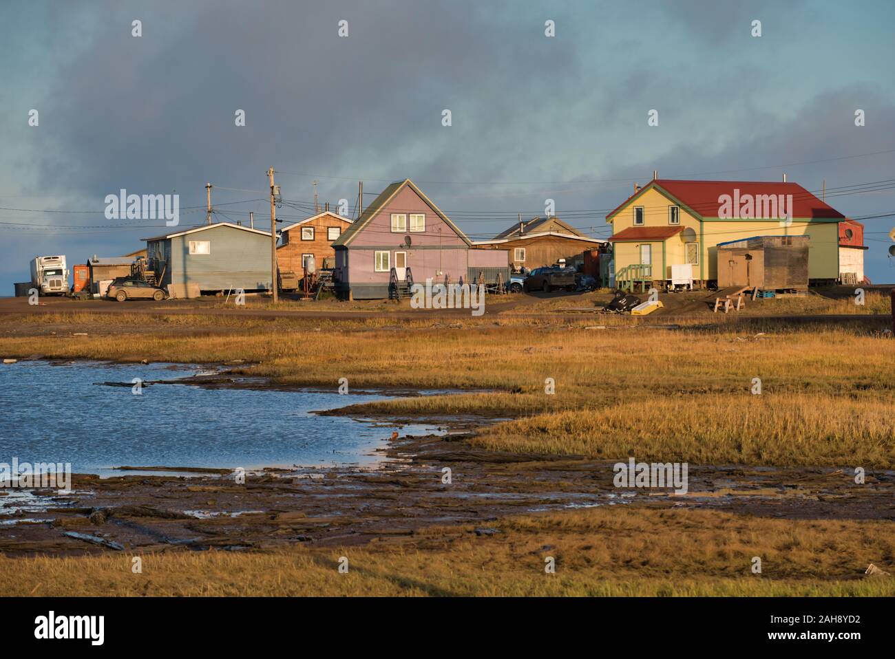 Tuktoyaktuk, Northwest Territories, Canada Stock Photo