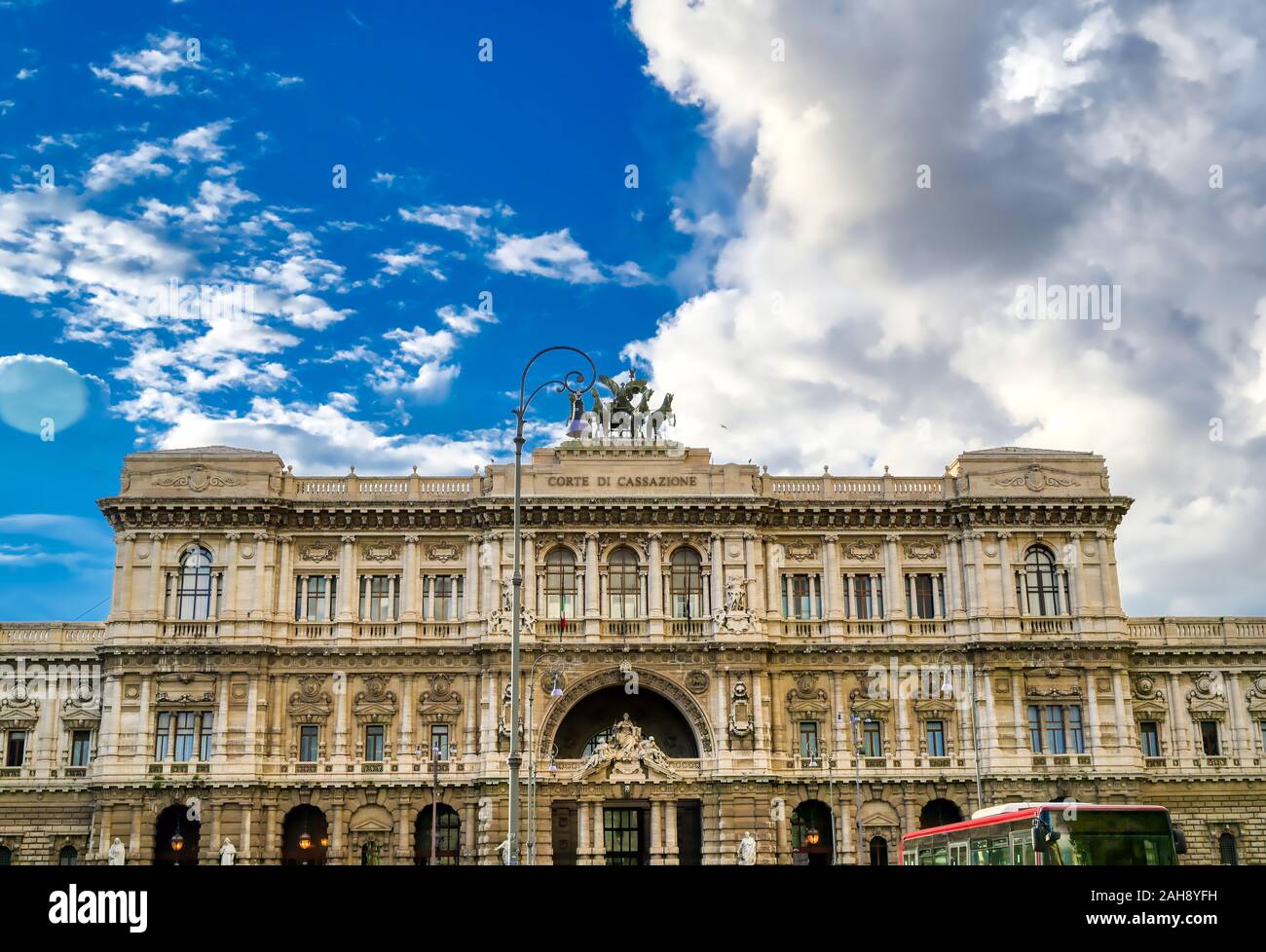 The Palace of Justice, the seat of the Supreme Court of Cassation and ...