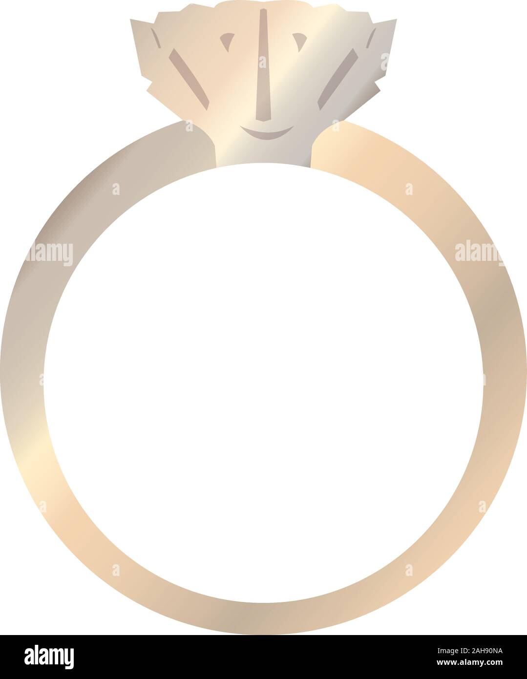 Luxury engagement ring Stock Vector Image & Art Alamy