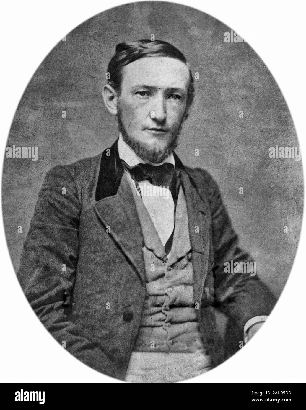 Benjamin Harrison, probably photographed during his college years, circa 1850 Stock Photo