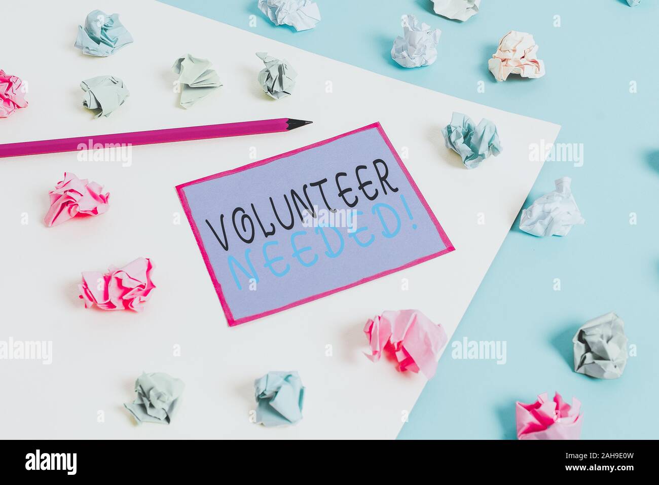 Conceptual Hand Writing Showing Volunteer Needed Concept Meaning Asking Demonstrating To Work 