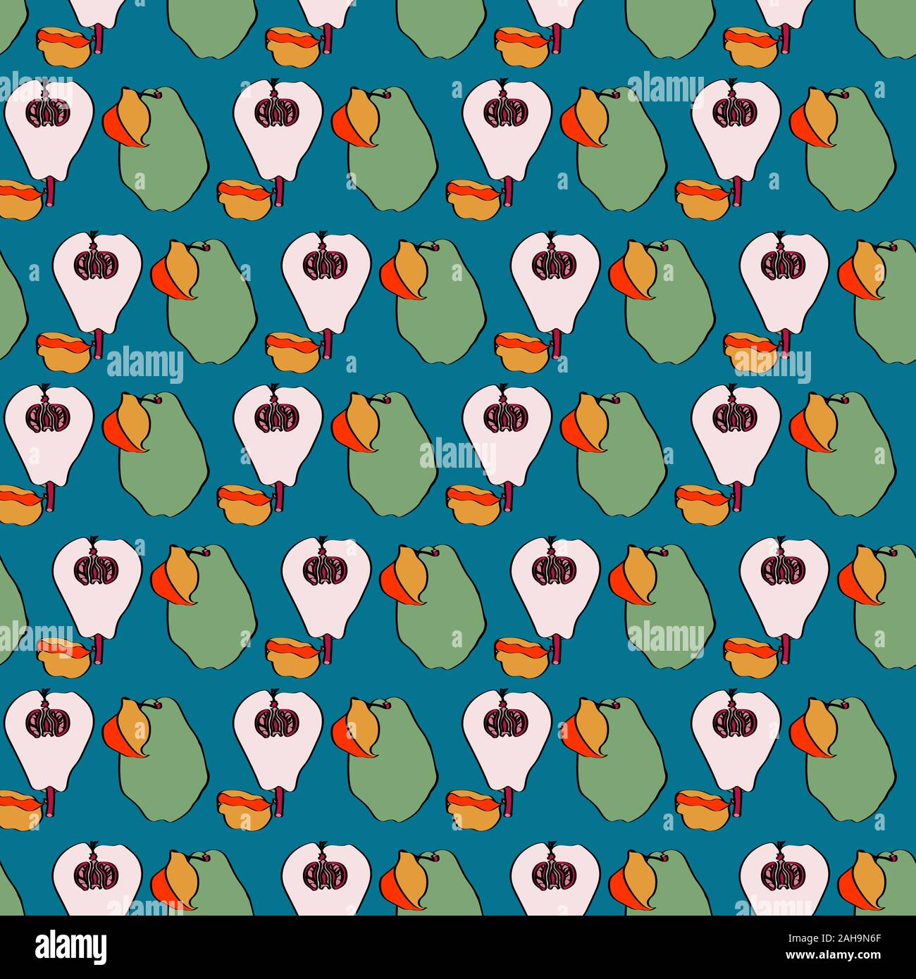 Quince pattern hi-res stock photography and images - Alamy