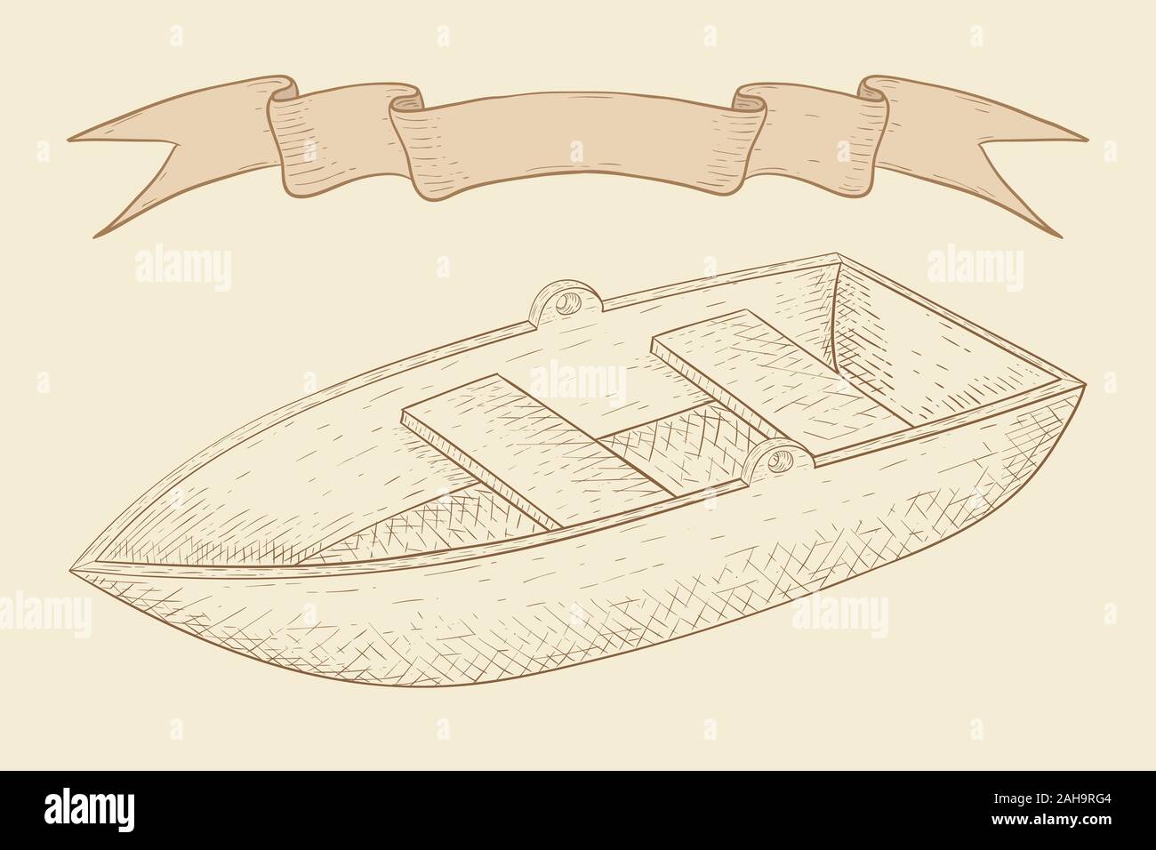 How to Draw a Fishing Boat? 