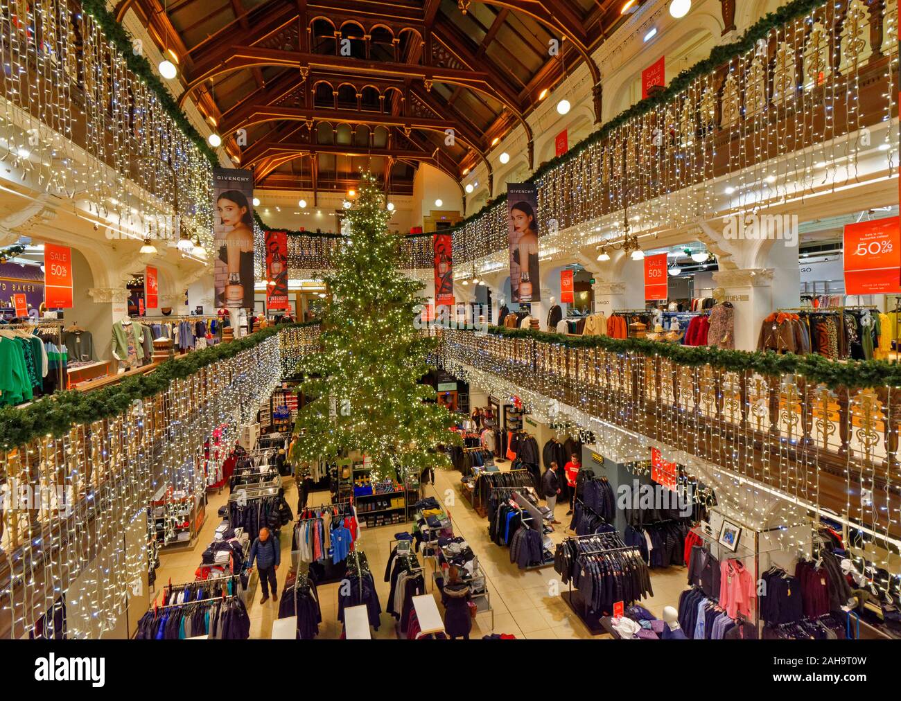 Interior of jenners department store hires stock photography and