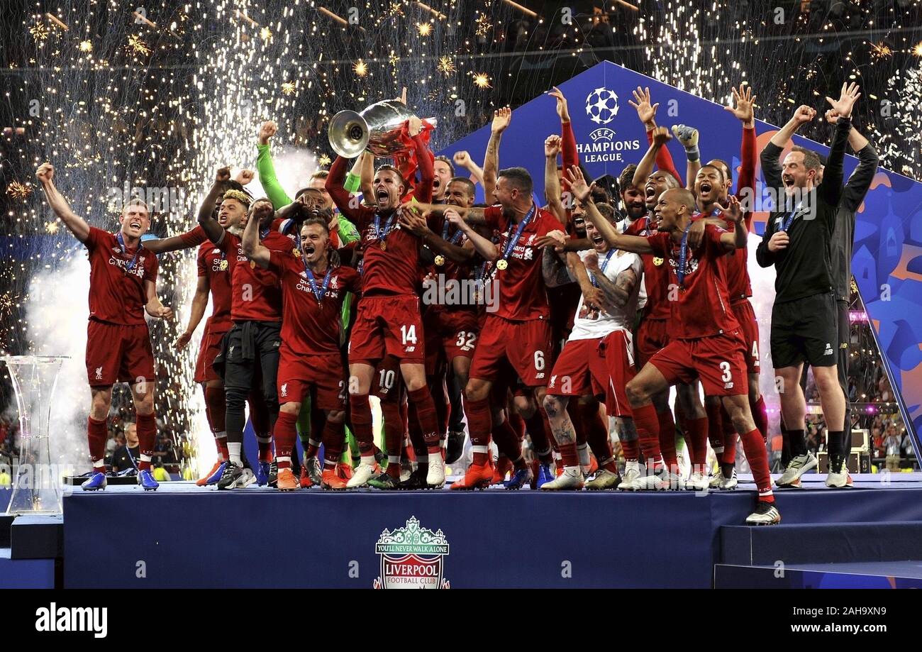 Liverpool beat Tottenham 2-0 to win UEFA Champions League - Xinhua