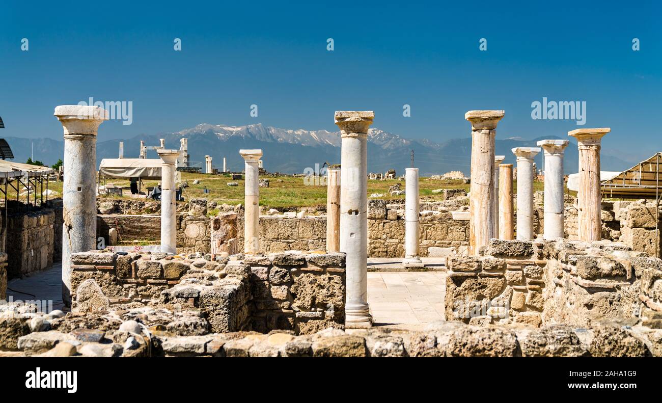 Laodicea on the Lycus, an archaeological site in western Turkey Stock Photo