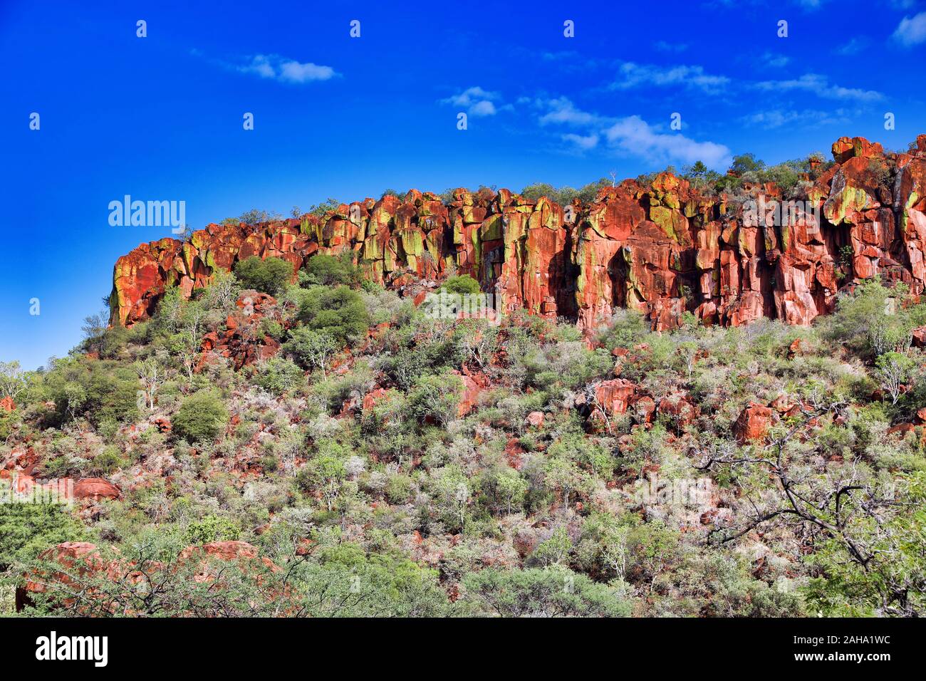 Landscape at Waterberg Plateau, Namibia Stock Photo