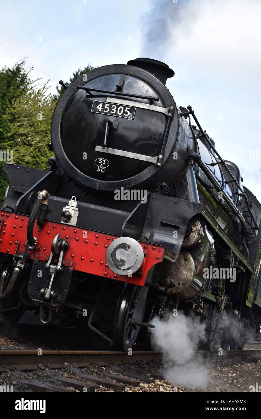 ROTHLEY Great Central Steam railway, UK - 2015 : 45305 (LMS 5305 & BR ...