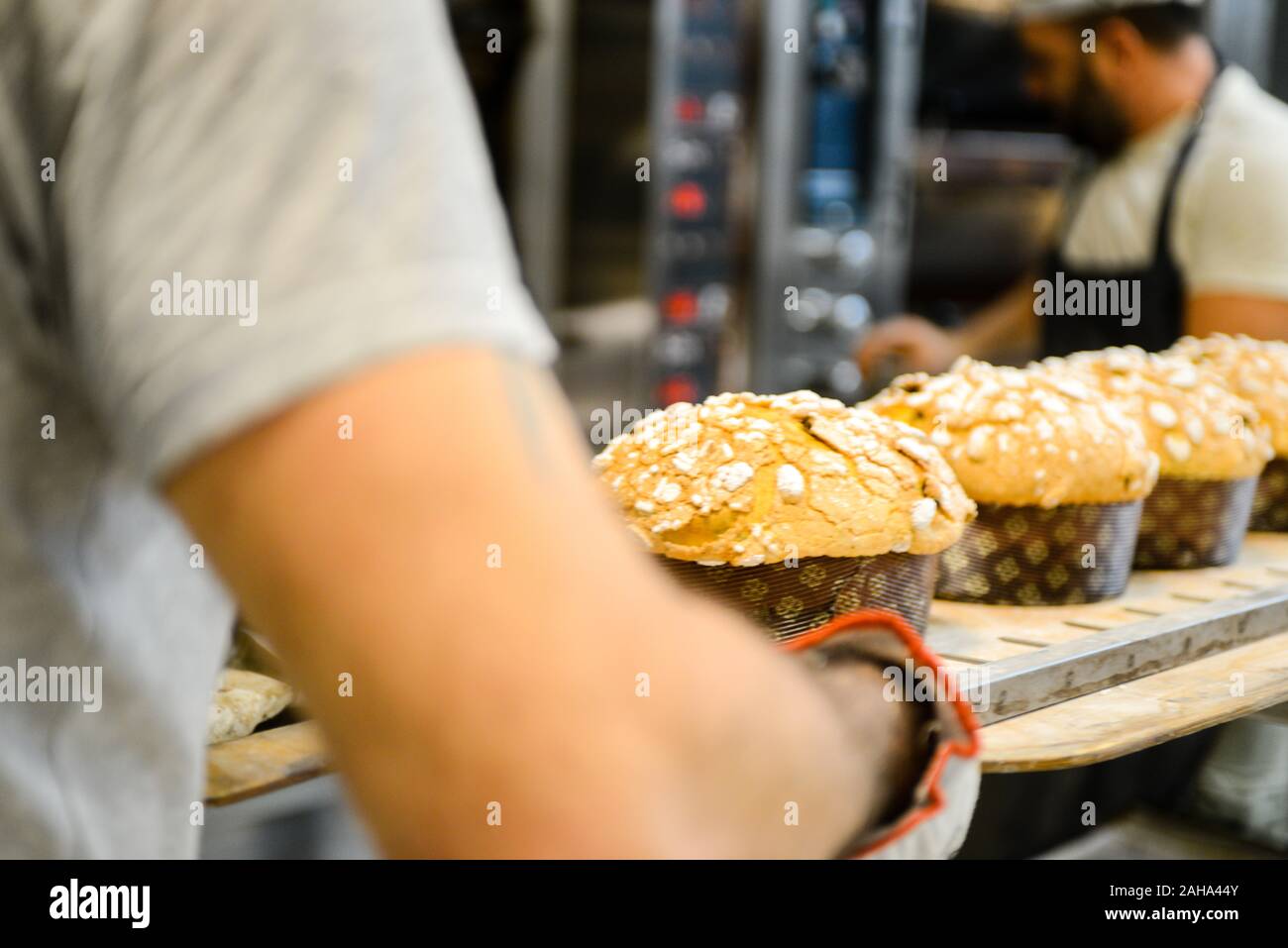 Italian pastry chef Baking sweet italian cake Stock Photo Alamy