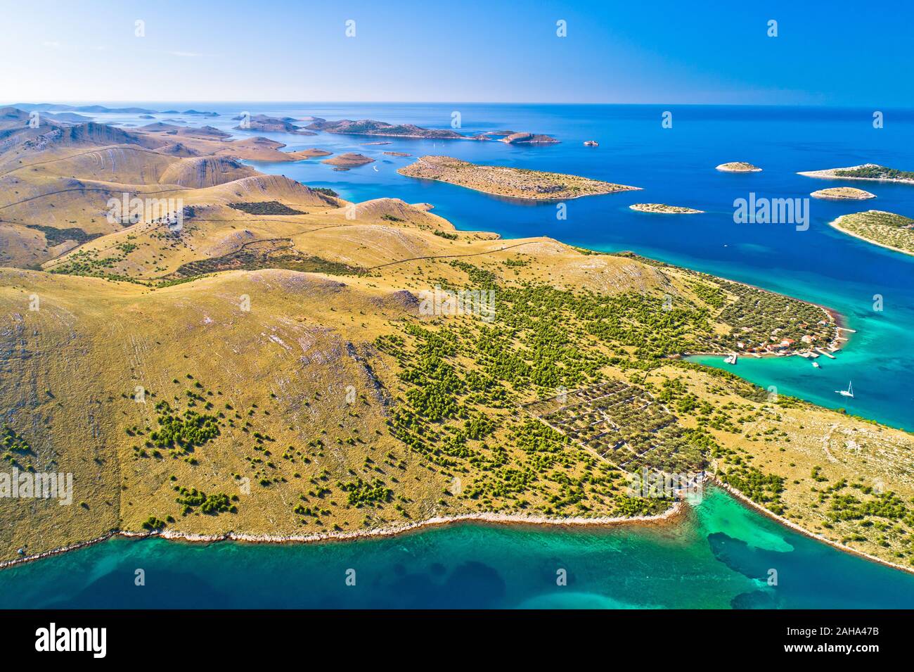 kornati-national-park-croatia-aerial-hi-res-stock-photography-and