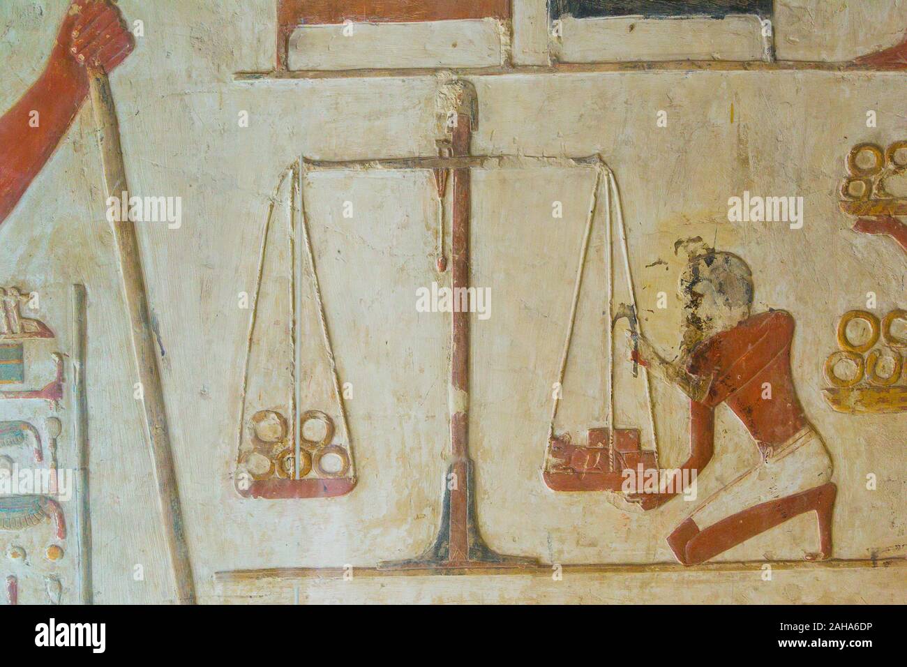 UNESCO World Heritage, Thebes in Egypt, Valley of the Nobles, tomb of ...