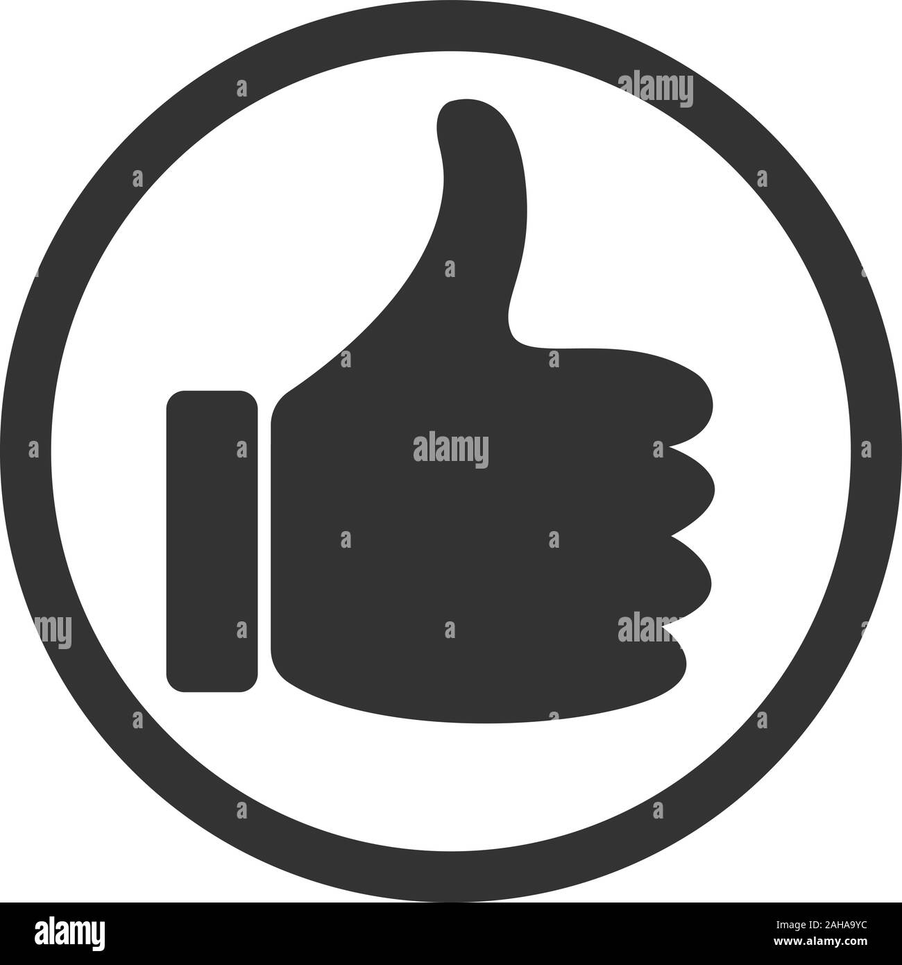 thumbs up symbol or icon vector illustration Stock Vector