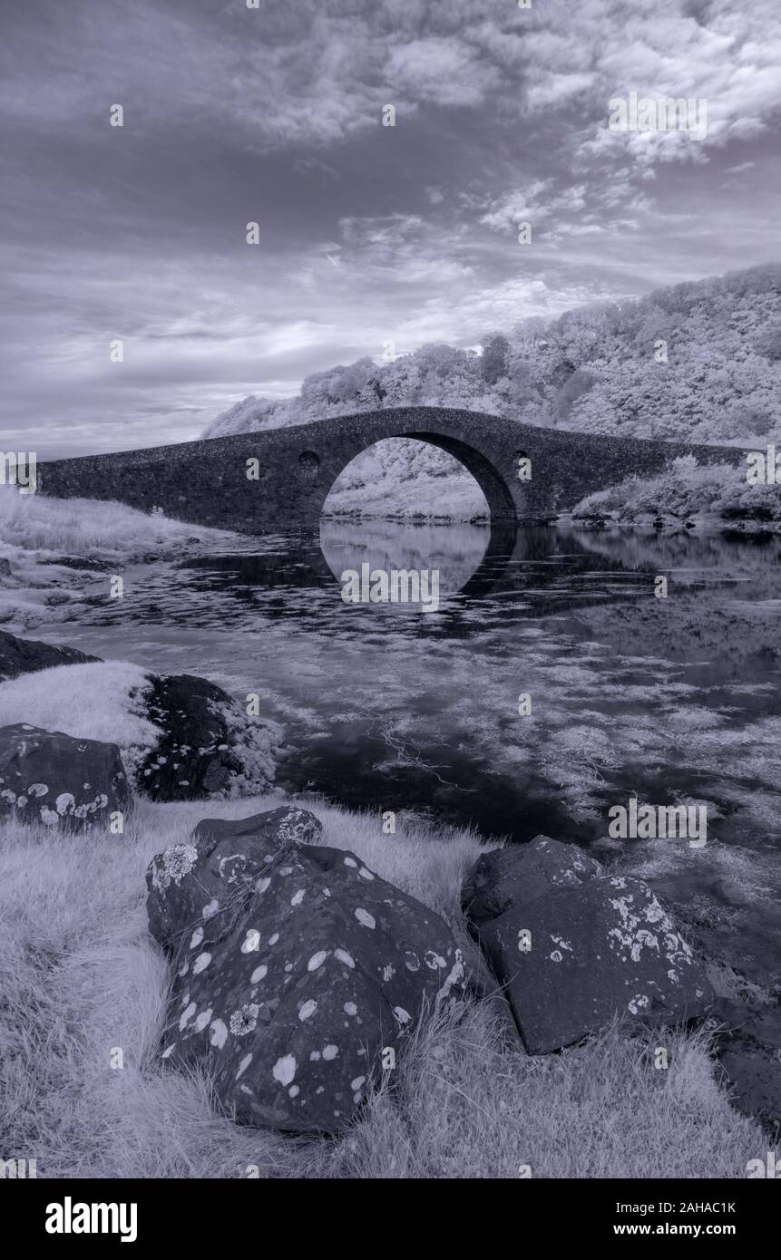 The Atlantic Bridge, near Oban, Scotland Stock Photo