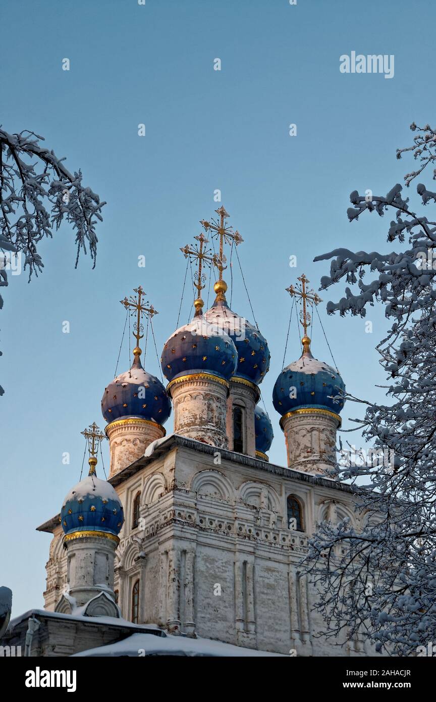 Temple of the Kazan Icon of the Mother of God in Kolomenskoye Stock ...