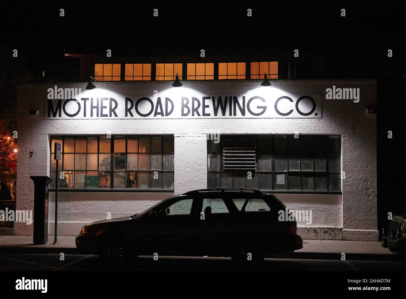 Mother Road Brewing Company in Flagstaff, Arizona Stock Photo