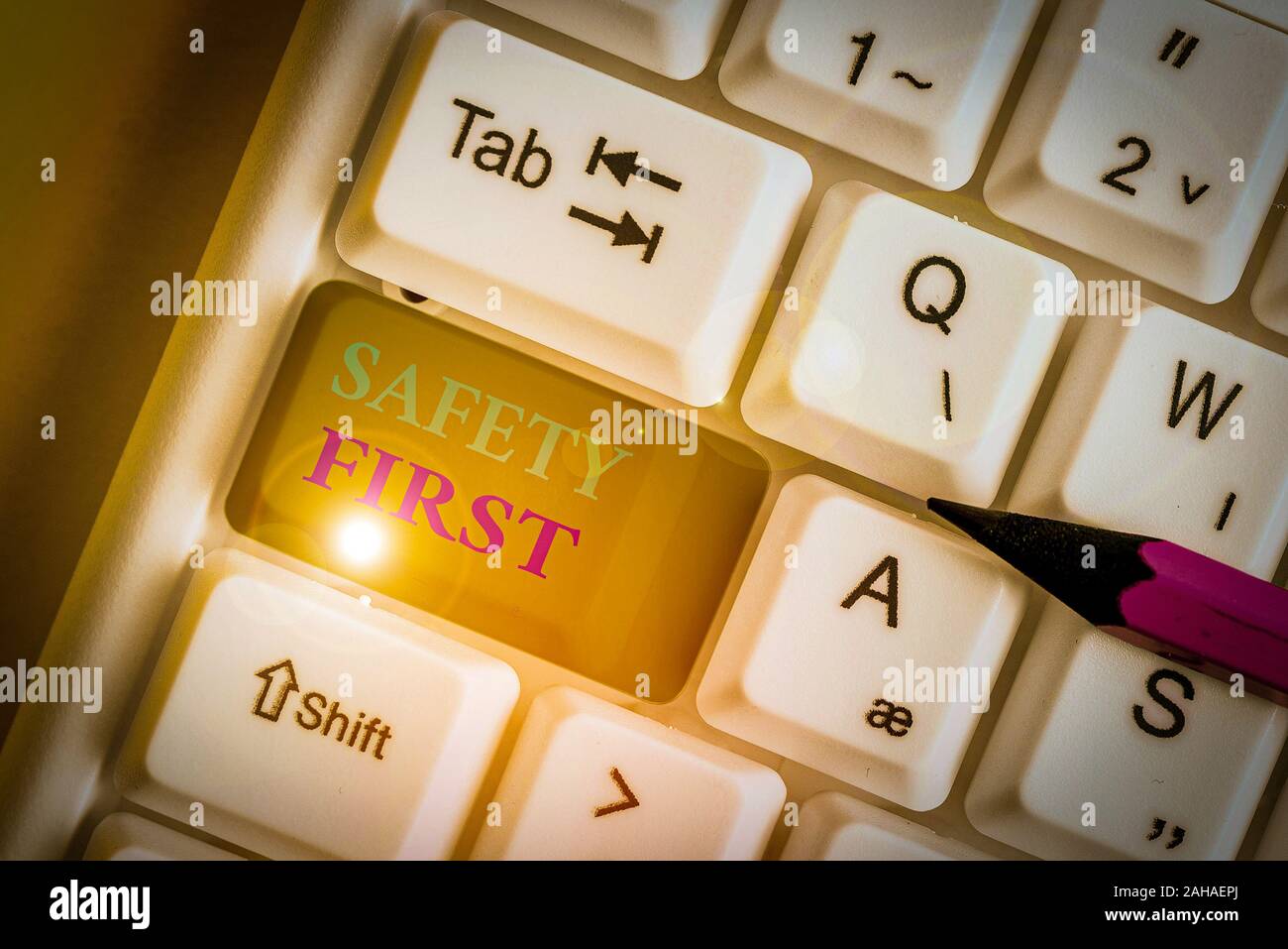 Safety first meaning warning prevention hires stock photography and