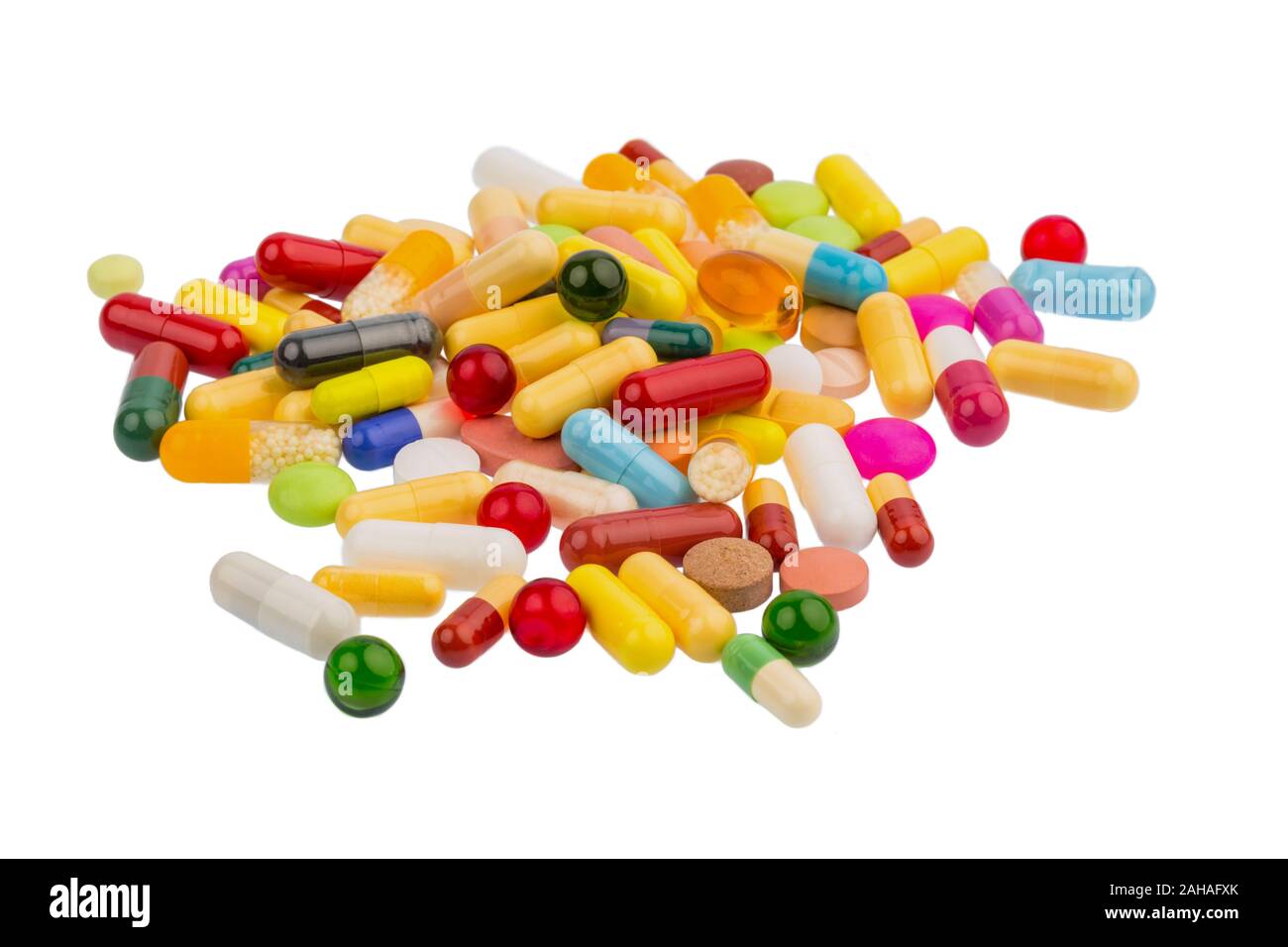 Verschiedene Tabletten, Kosten, Geld, Euro, US-Dollar,Gesundheitswesen, Krankenhasse, Medizin, Pillen, Stock Photo