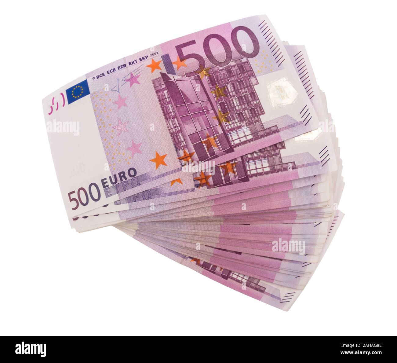 500er Euro-Banknoten Stock Photo