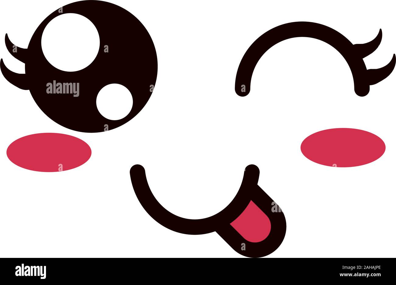 smiling kawaii face 16763055 Vector Art at Vecteezy