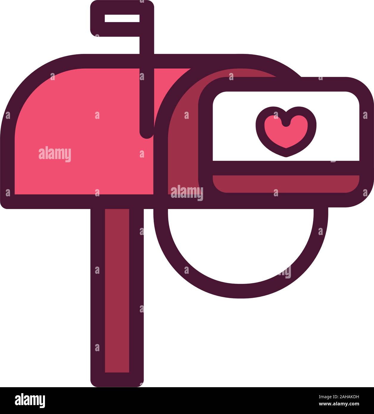 happy valentines day mail box envelope letter love romantic feeling ...