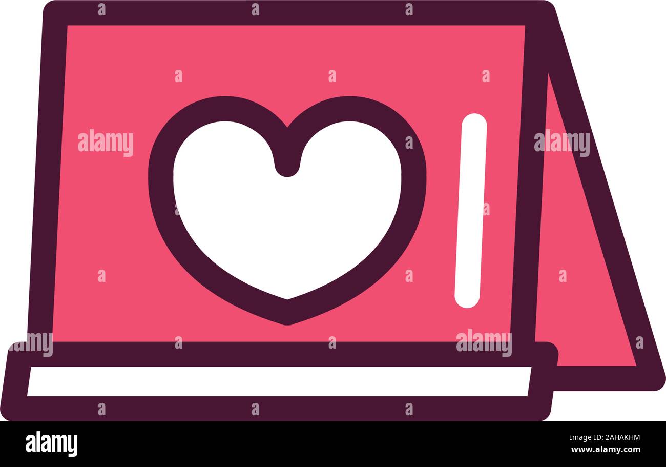 happy valentines day card invitation heart love romantic feeling icon ...