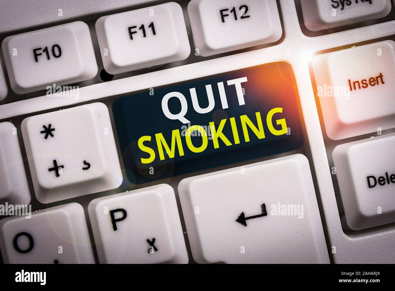 Conceptual hand writing showing Quit Smoking. Concept meaning process
