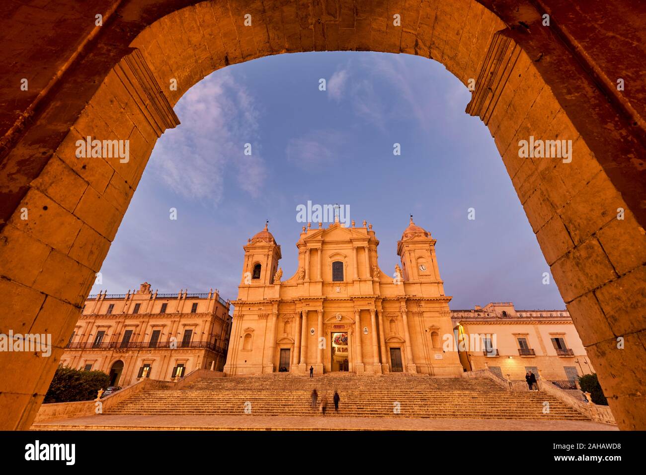 Noto Cathedral Sicily Italy Stock Photo - Alamy