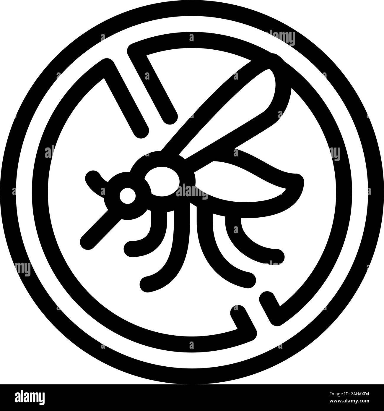 Anti-mosquito Icon Vector Outline Illustration Stock Vector Image & Art ...