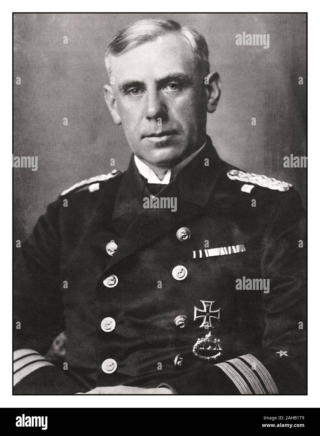 Admiral Wilhelm Franz Canaris (1887 –1945) was chief of the Abwehr, the  Nazi German military intelligence service, from 1935 to 1944. He was among the military officers involved in the clandestine opposition to Adolf Hitler and the Nazi regime. He was executed in the Flossenbürg concentration camp for the act of high treason after the failed attempt of the opposition to assassinate Hitler on July 20, 1944 Stock Photo