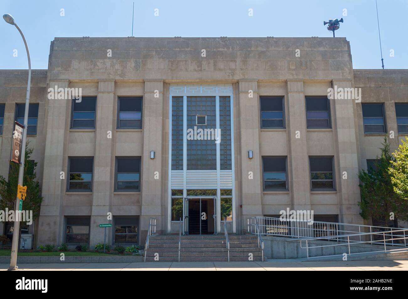 Miles City, Montana July 28, 2014 The Main Entrance to the Custer