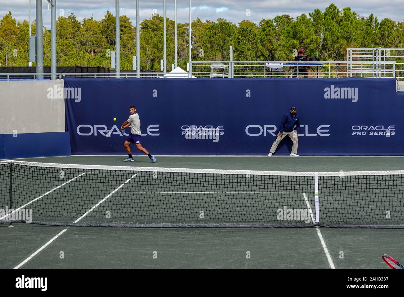 Orlando,FL/USA11/16/19 Javier Cosano playing in the Oracle Pro Series