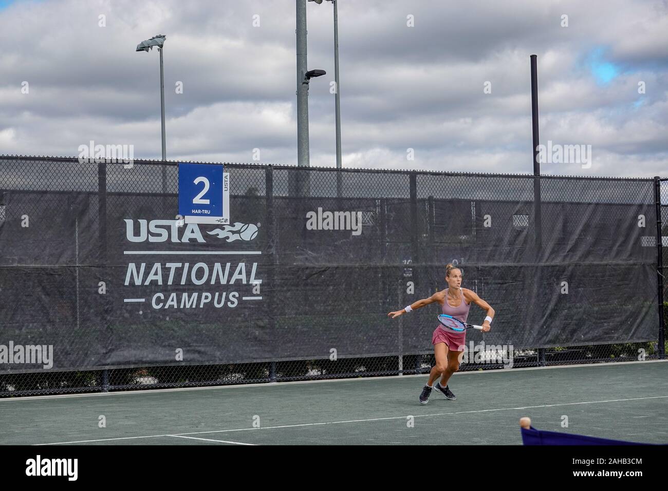 Orlando,FL/USA11/16/19 Arantxa Rus playing in the Oracle Pro Series