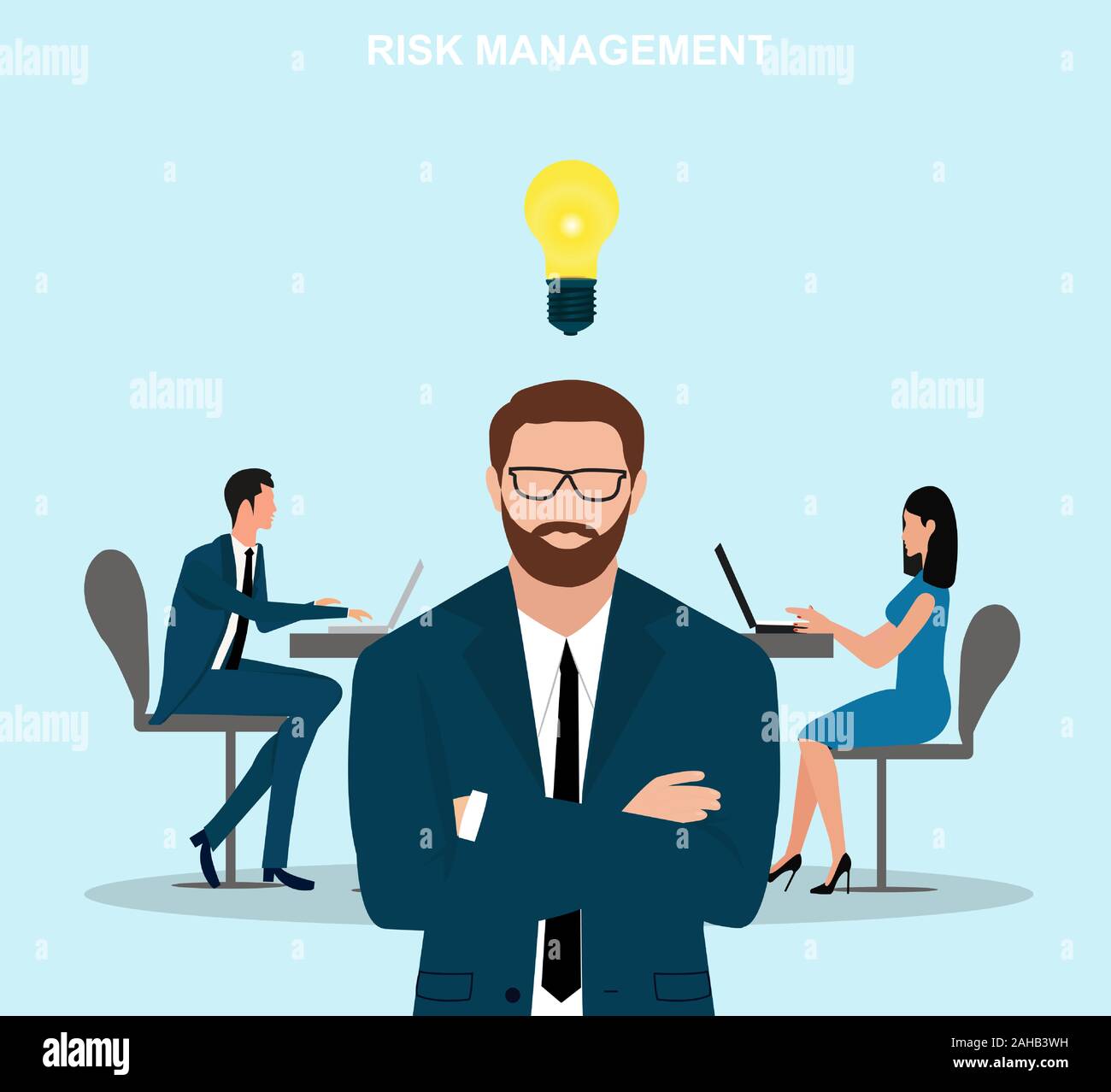 Risk assessment cartoon hi-res stock photography and images - Alamy