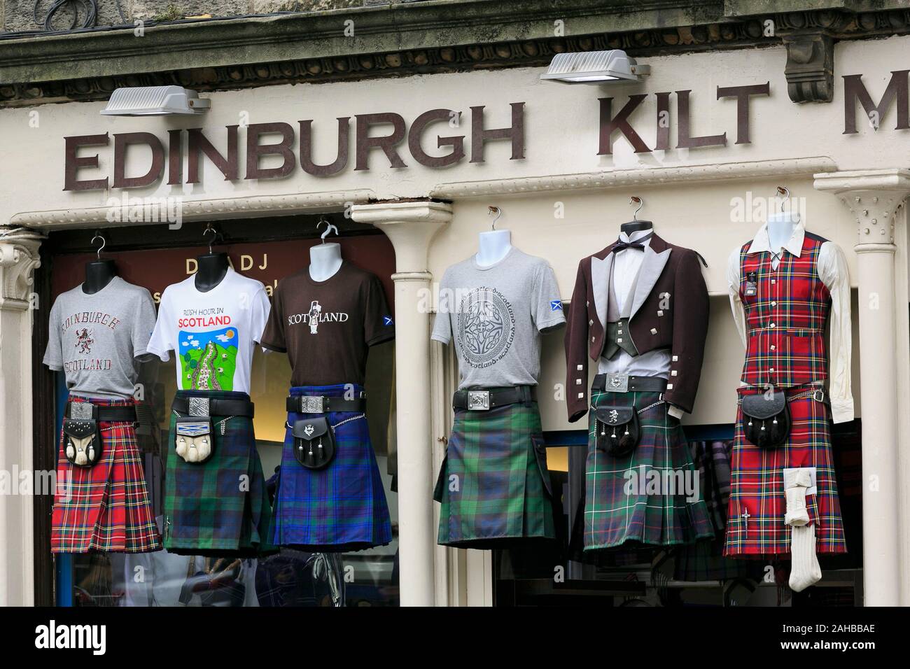 Kilt Store, Grassmarket Street, Edinburgh, Scotland, United Kingdom