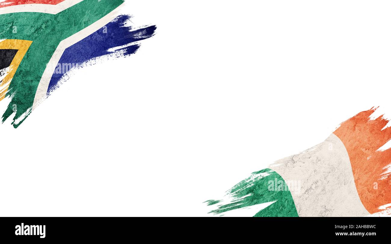 Flags Of South Africa And Ireland On White Background Stock Photo Alamy flags-of-south-africa-and-ireland-on-white-background-stock-photo-alamy