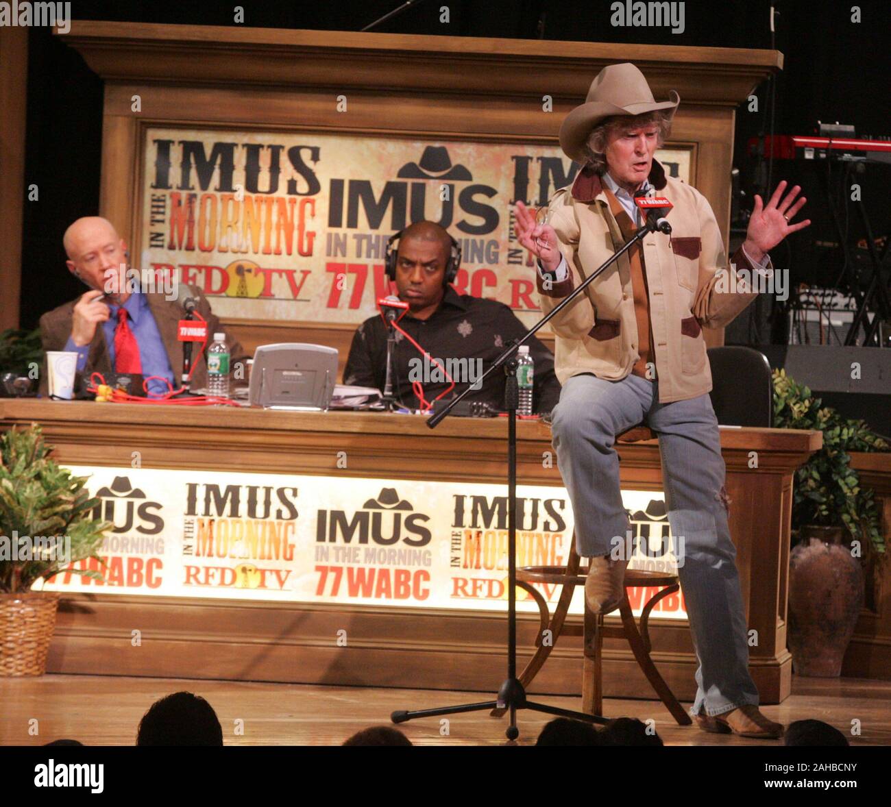 New York, New York, USA. 3rd Dec, 2007. Radio shock jock DON IMUS, died(02)