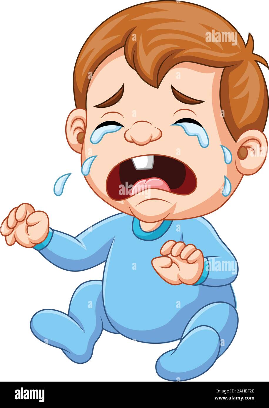 funny crying baby cartoon