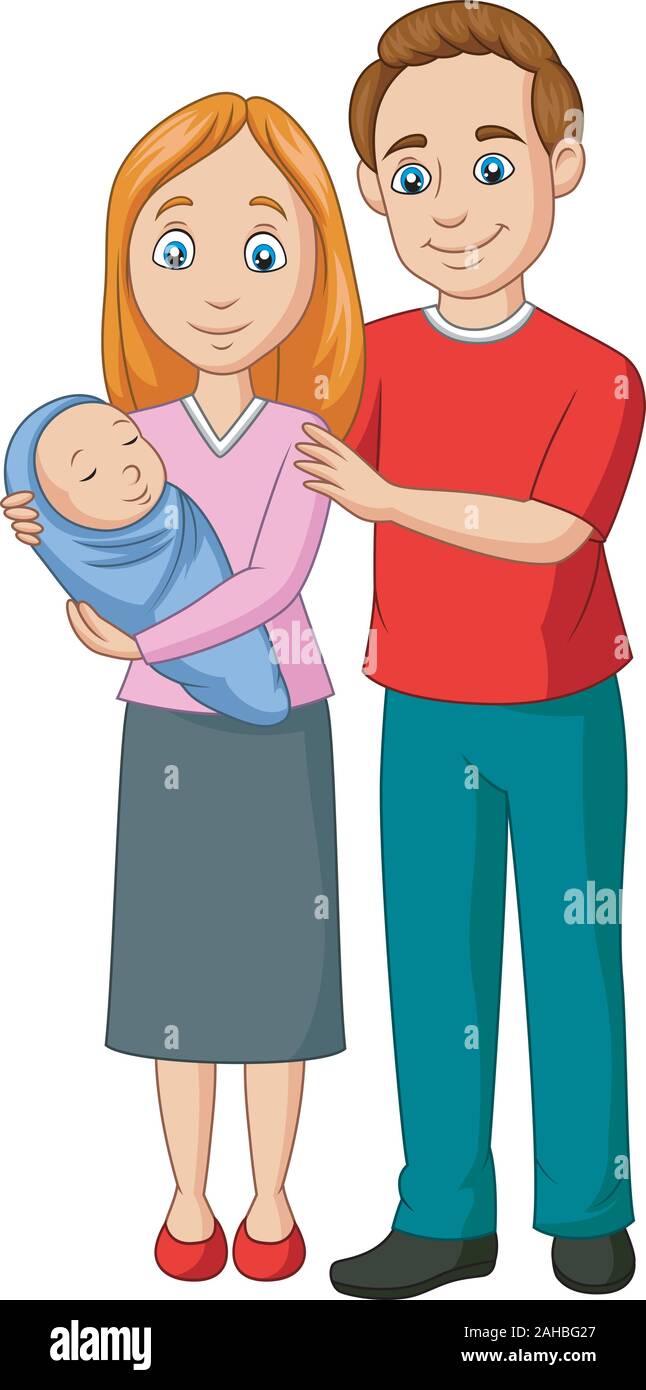 Happy family cartoon on white background Stock Vector Image & Art - Alamy Happy family cartoon on white background Stock Vector Image & Art - Alamy