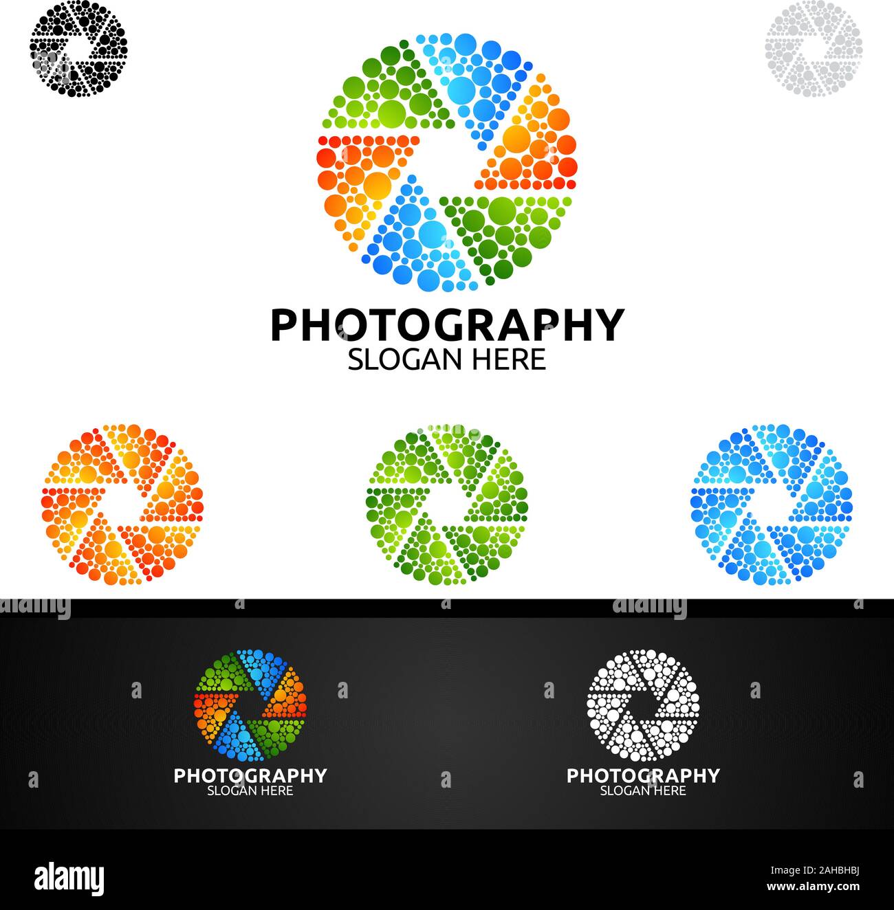 Abstract Camera Photography Logo Icon Vector Design Template Stock ...