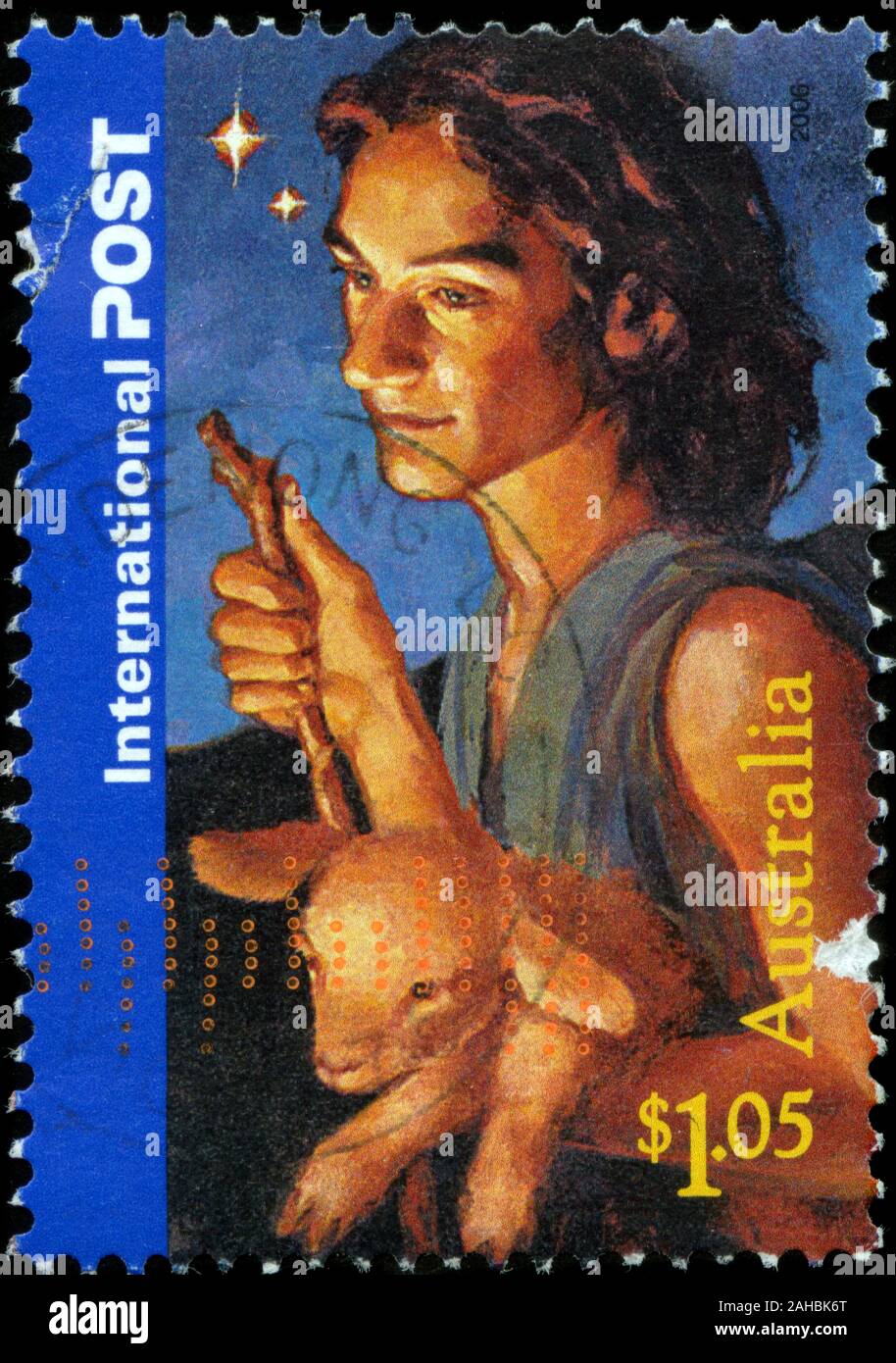 Christmas postage stamp australia hires stock photography and images