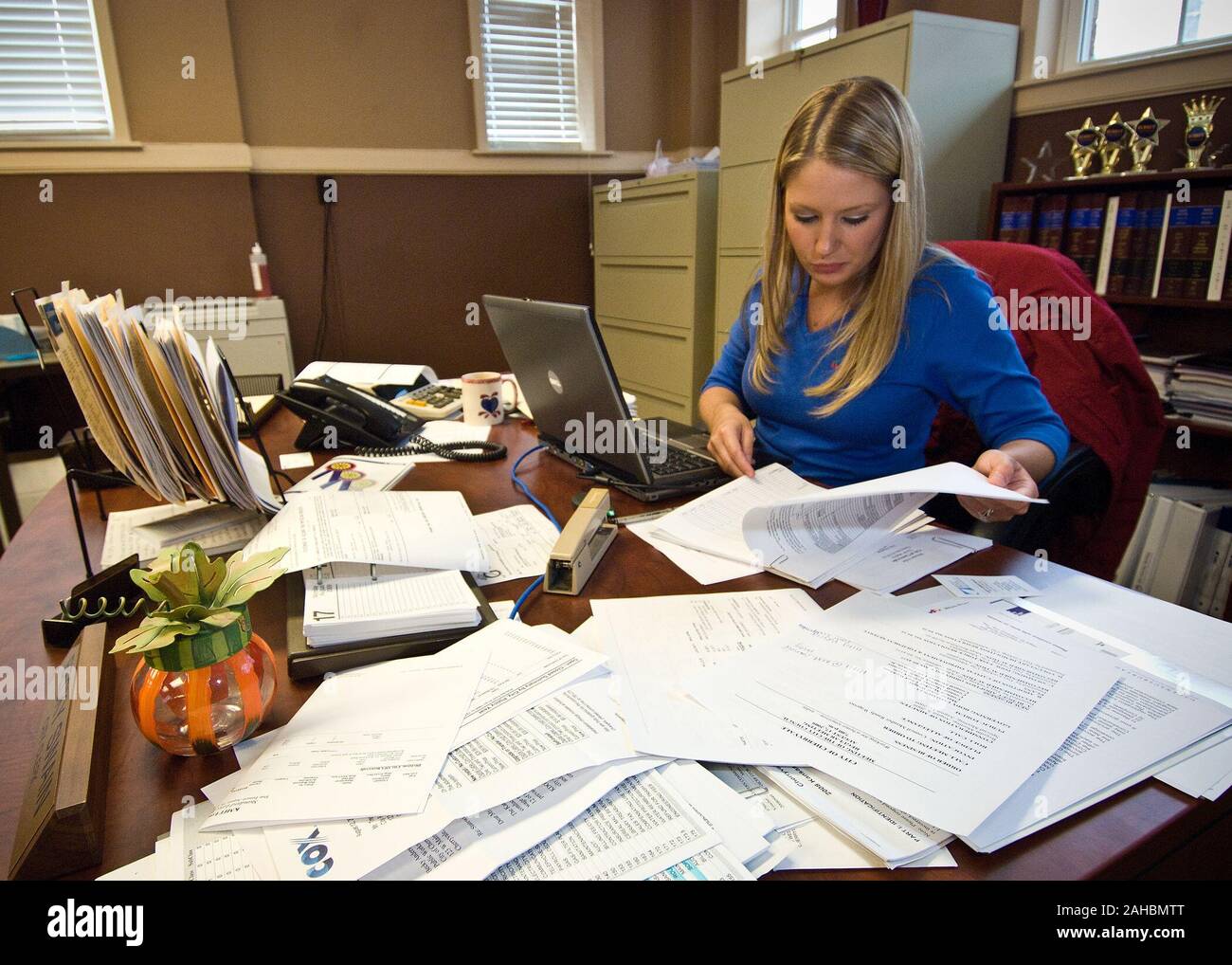 Rural development cluttered desk hires stock photography and images