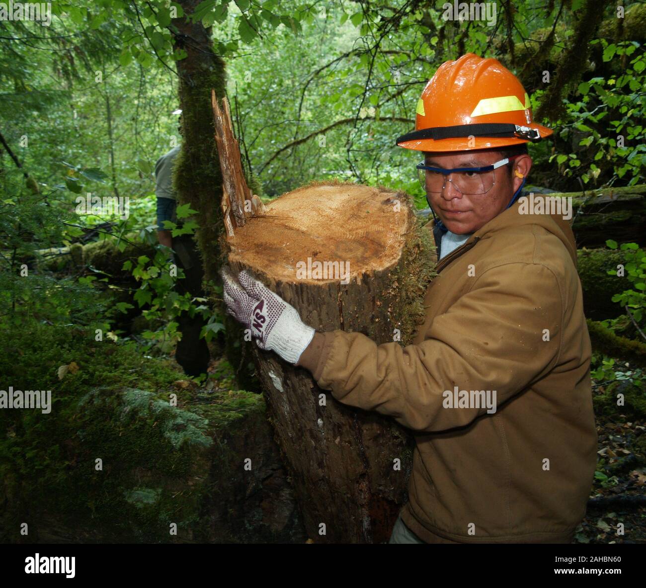 September 29, 2009. Estacada, OR. Timber Lake Job Corps Center student