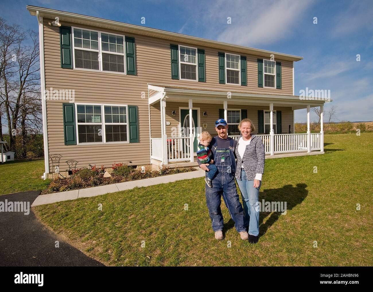 Pennsylvania middle class homes hires stock photography and images Alamy