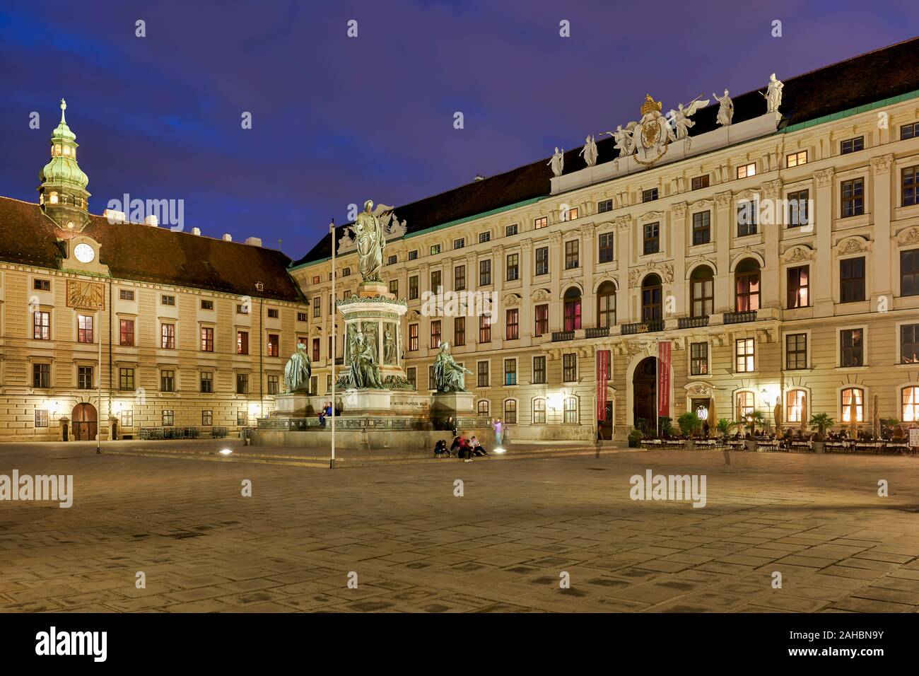 The Hofburg Imperial Palace Vienna Austria Stock Photo