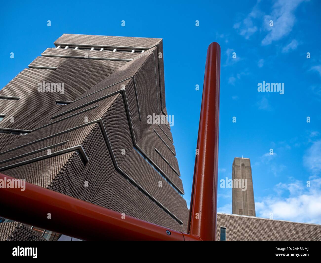 View of the Tate Modern Gallery on Bankside Stock Photo