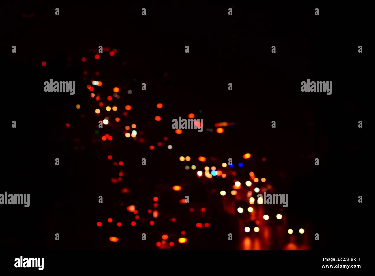 Light night bokeh city blur Stock Photo Alamy