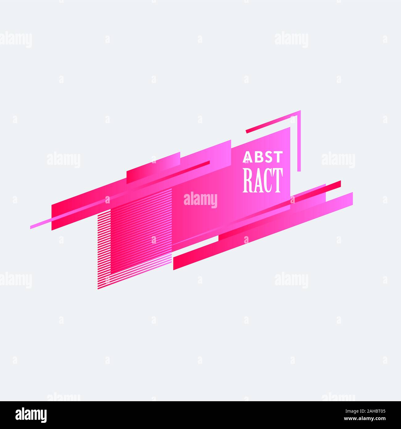 Rectangular geometric badges. Trendy frame, minimal design and abstract