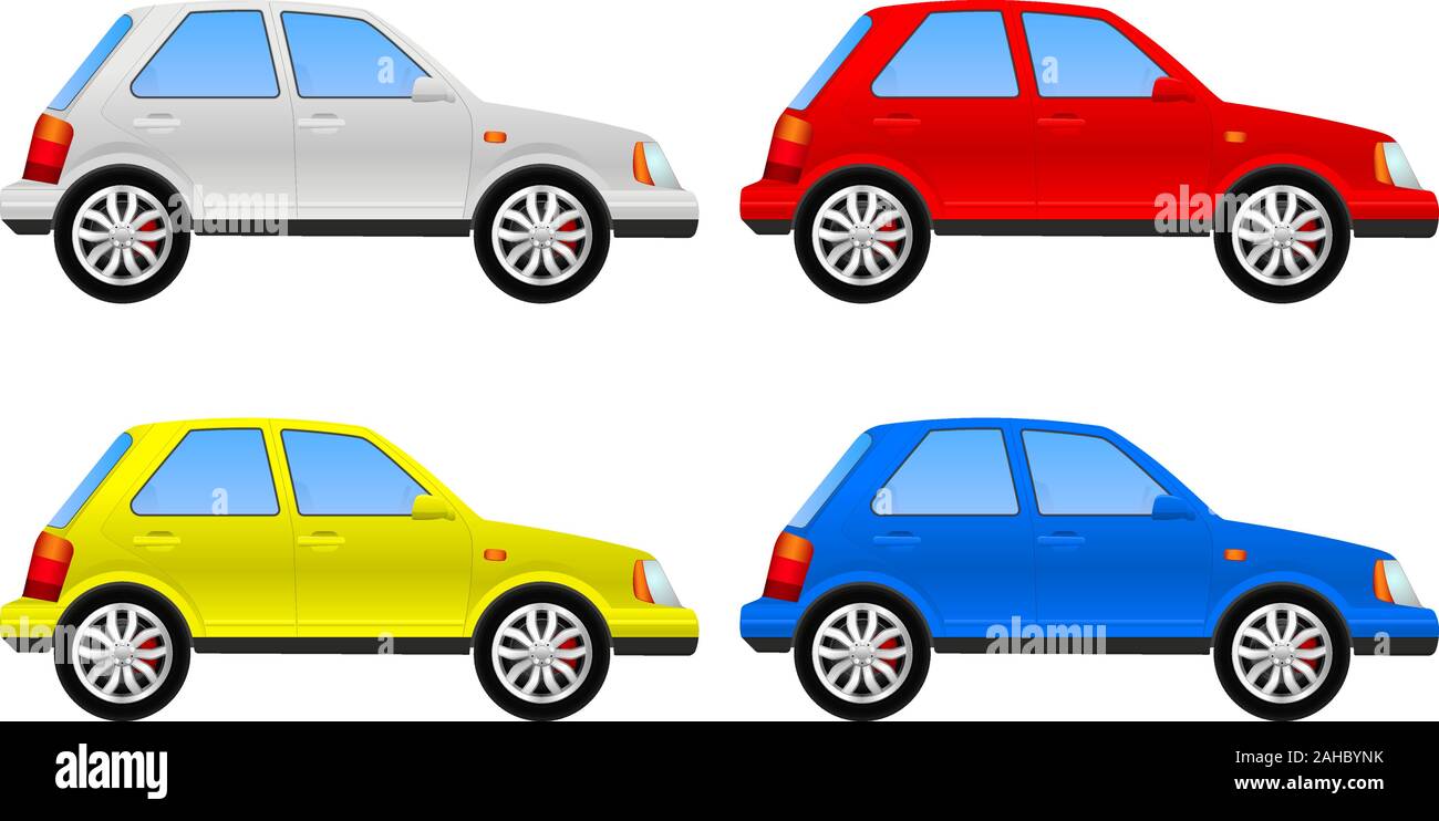 Car side view Stock Vector Images - Alamy