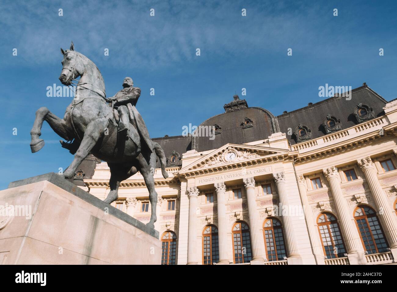 King carol i equestrian statue hi-res stock photography and images - Alamy